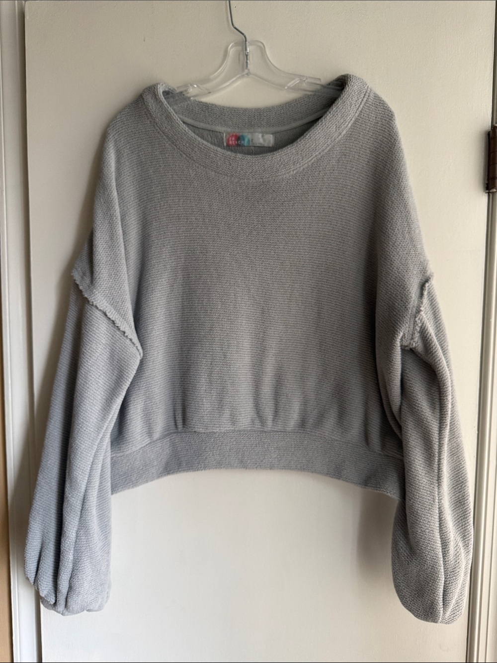 Free People Beach Happy Pullover in Grey - Picture 2 of 9